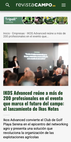 revista campo evento lanzamiento ikos notes
