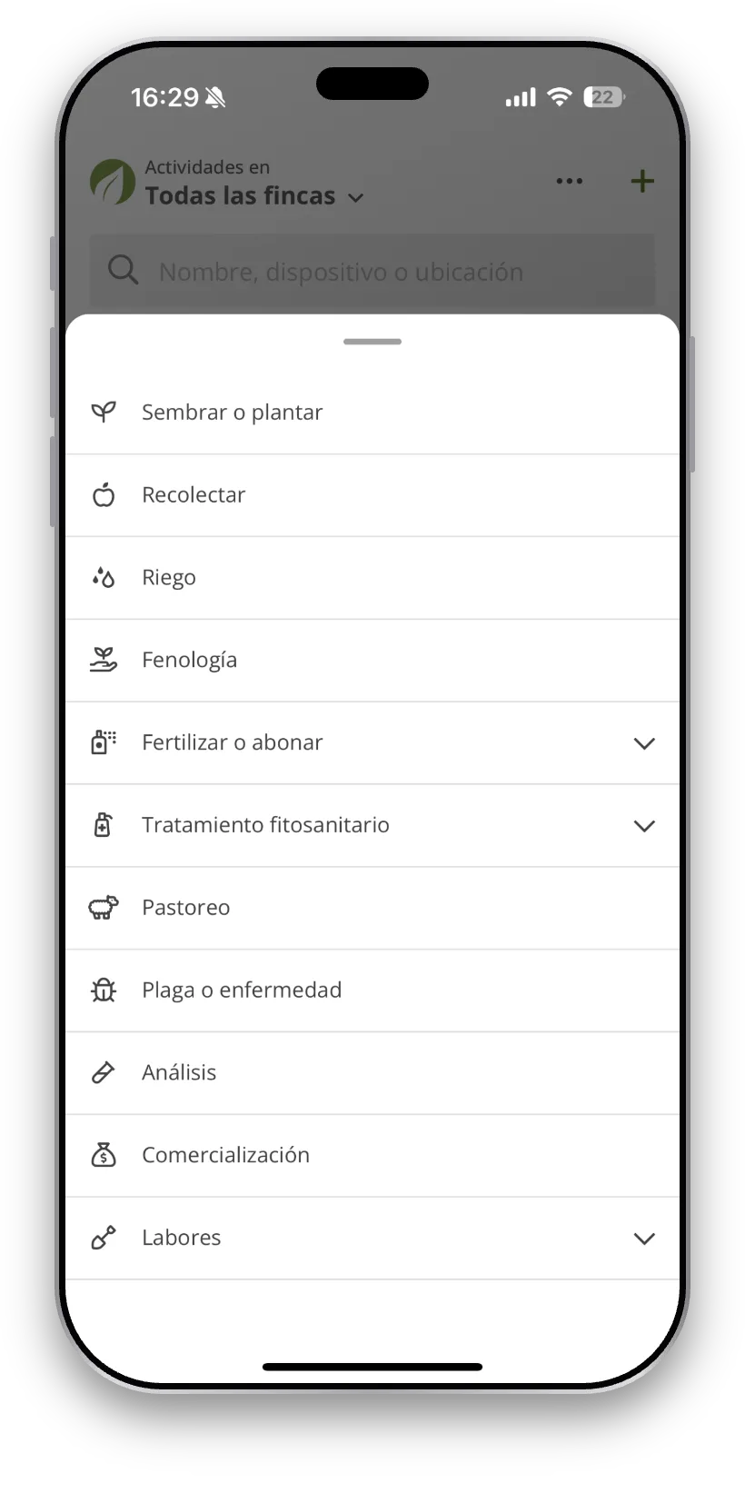 Ikos Notes en el iPhone