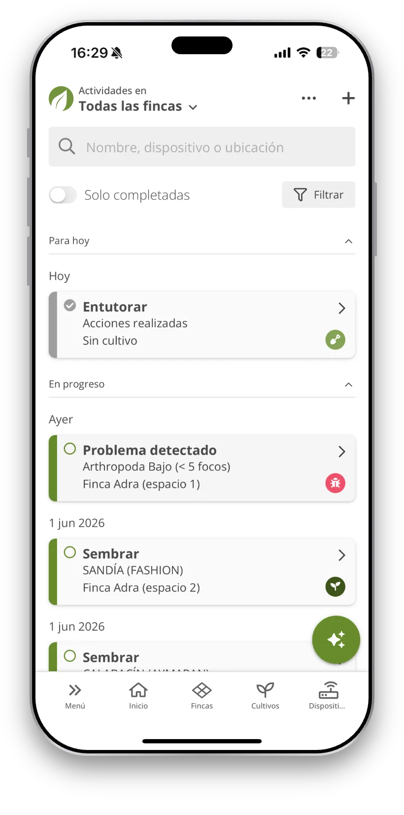 Ikos Notes en el iPhone